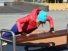 Siłownia zewnętrzna trening zimą